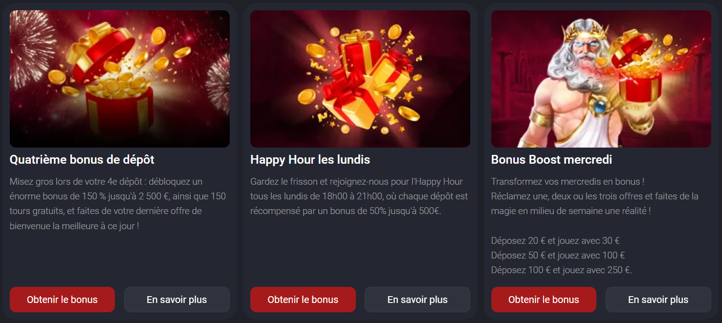 Riviera Casino Promotions hebdomadaires